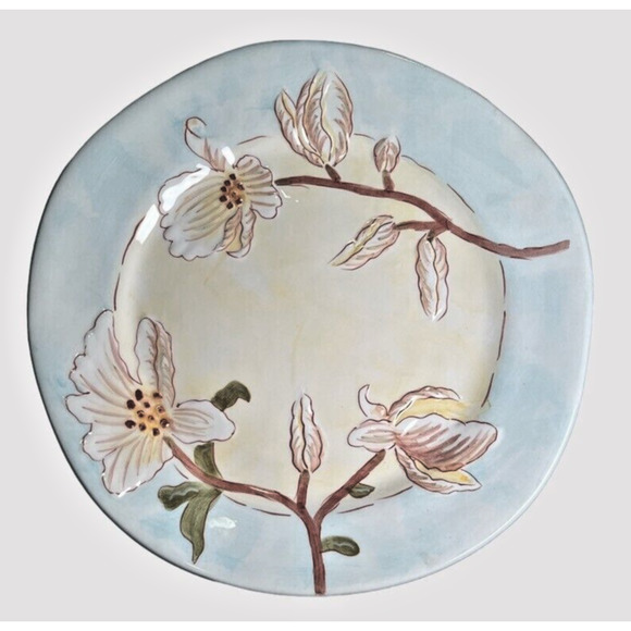 Magnolia AMBIANCE COLLECTION Stoneware Hand Painted 11" Dinner Plates-5 pieces - Picture 1 of 2